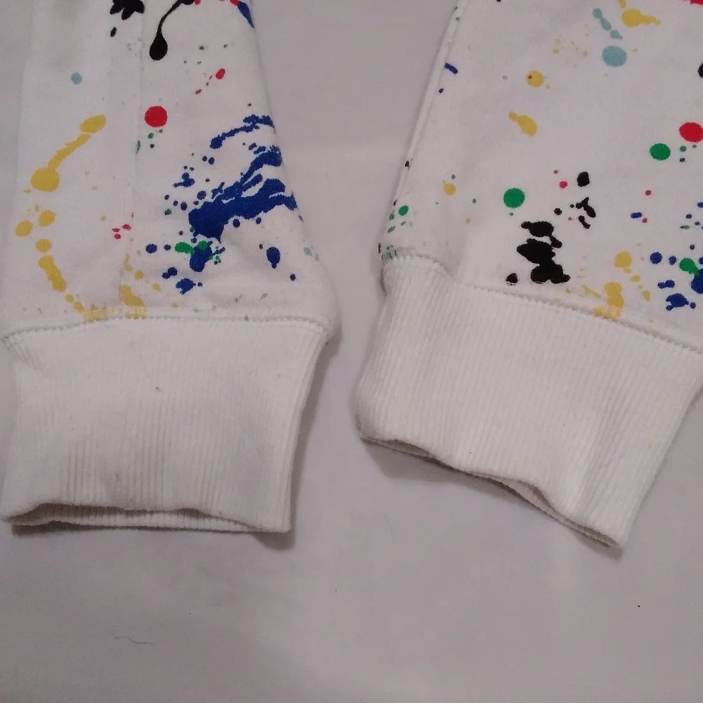Justice Active Size 12 Paint Splatter Crop